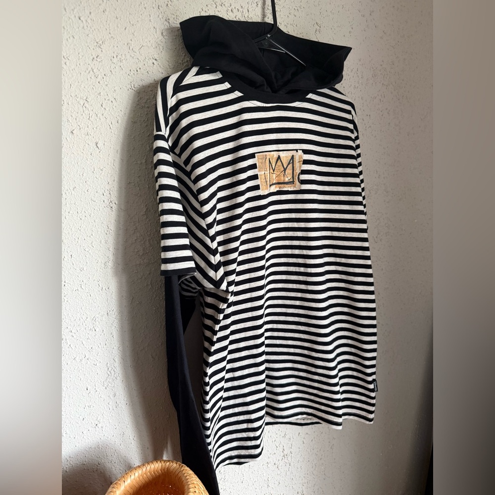 Diamond Supply Co. x Jean-Michel Basquiat Hoodie Tee New With Tag